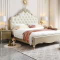 French cream style solid wood bed 1.5